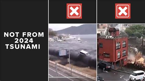 VERIFYING Videos Of Japans 2024 New Years Day Tsunami Wqad