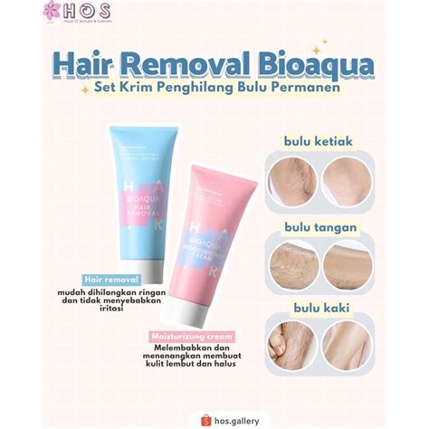 Jual Bioaqua Hair Removal Set Shopee Indonesia