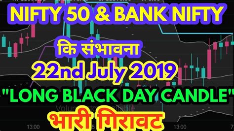 Bank Nifty And Nifty Tomorrow 22nd July 2019 Daily Chart Analysis