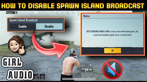 How To Disable Spawn Island Broadcast In Bgmi Bgmi Lobby Notice Kaise