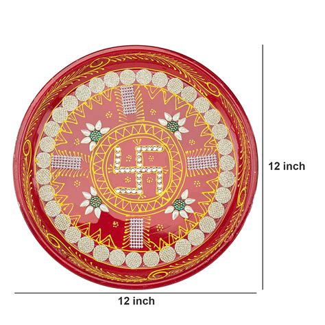 Hathkaam Karwachauth Thali Set For Women Pc Indian Decorative Pooja