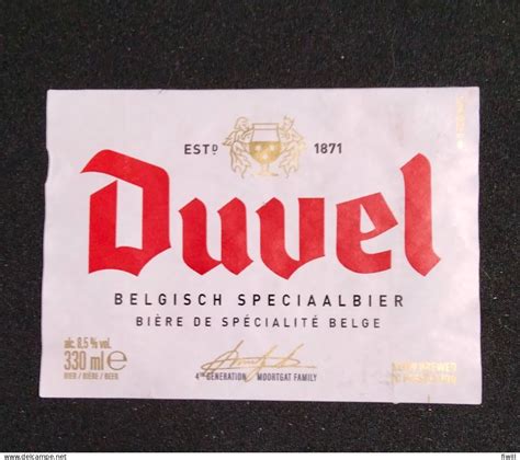 Bier Etiquette De Biere Duvel