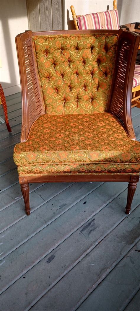 Mcm Tufted Cain Chair For Sale In Concord Farr Tn Offerup