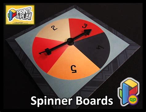 Spinner Board Assembly - Print & Play