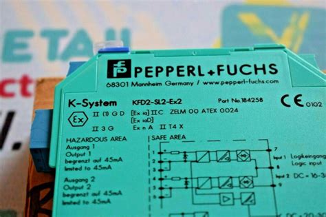 Kfd2 Sl2 Ex2 Pepperl Fuchs Safety Barrier 184258 Relay