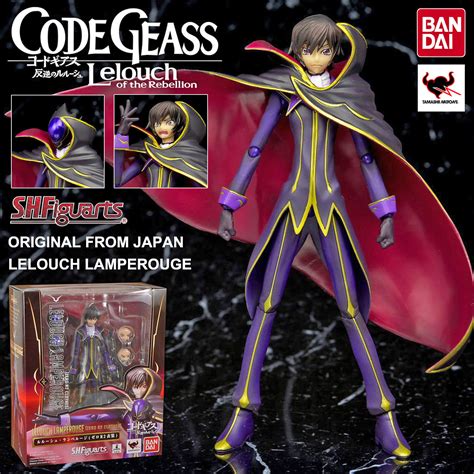 Model โมเดล ของแท 100 Bandai S H Figuarts จาก Code Geass Lelouch of