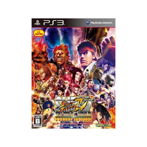 Jogo Super Street Fighter Iv Arcade Edition Japonês Ps3 Usado