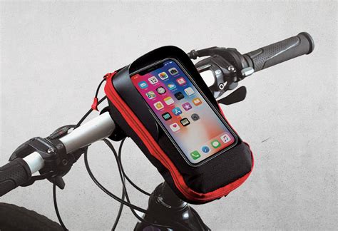 Racer Phone Holder For Bike Smartphone Stem Mount Bag