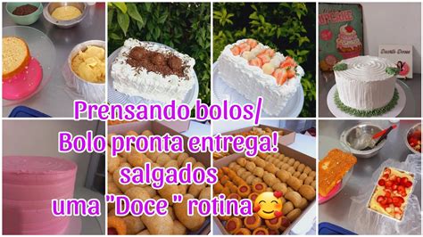 Prensando Bolo Bolos Pronta Entrega Encomendas Uma Doce Rotina