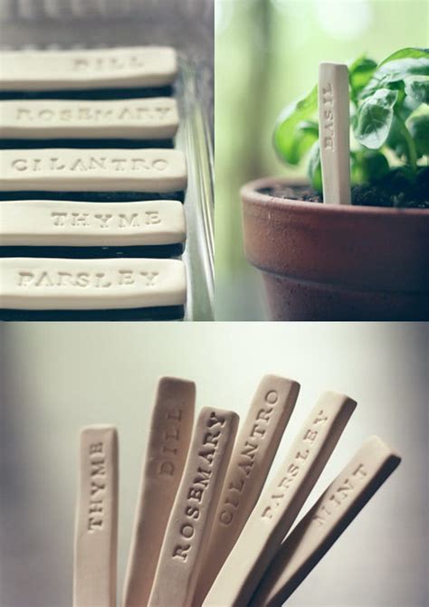 Diy Plant Label Marker Ideas For Your Garden Hative