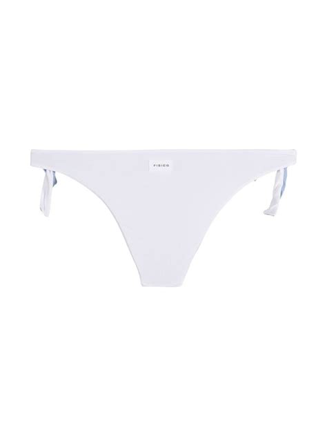 Buy FISICO Reversible Side Tie Bikini Briefs White At 28 Off