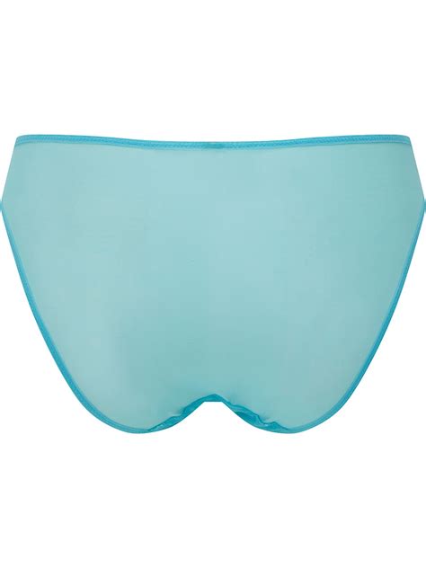 Glossies Lace Brief Turquoise Lingerie Knickers Gossard