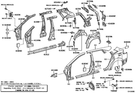 Side Member For 2003 2012 Toyota Harrier Acu35 Japan Sales Region