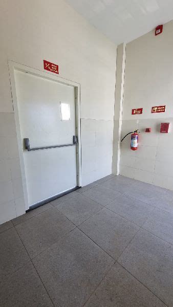 Metal Paint Coated Emergency Exit Door For Stair Case Industrial