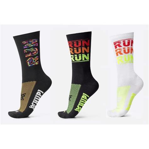 Kit De Meias Cano M Dio Hupi Run Estampas Pares Adulto Em