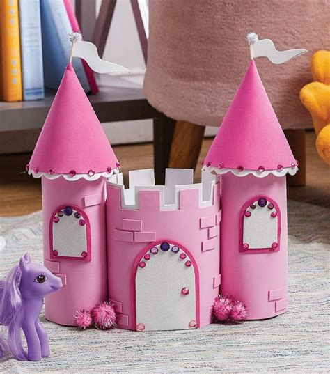 How To Make A Foamie Princess Castle Princess Crafts Castle Crafts