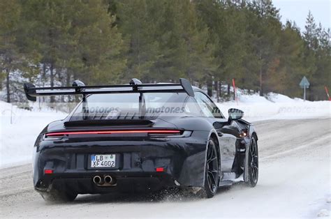 El Nuevo Porsche 911 GT3 RS 2022 Apura Su Puesta A Punto En Las Pruebas