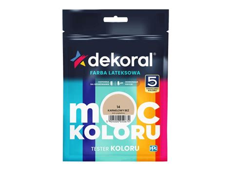 Tester farby Dekoral Moc Koloru karmelowy beż 40 ml kupuj w OBI