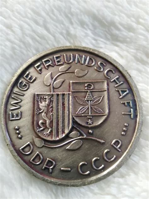 DDR MEDAILLE EWIGE Freundschaft DDR CCCP Sowjetische Freundschaft EUR