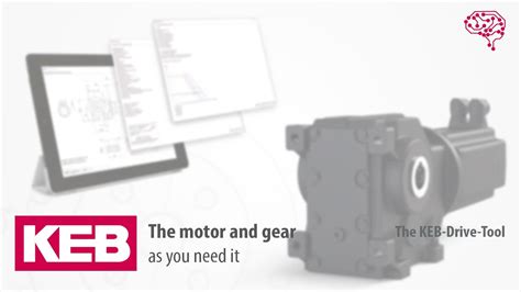 The Motor And Gear As You Need It The Keb Drive Tool By Keb Automation