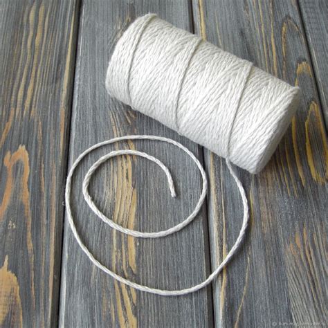 Хлопковый шнур натуральный (100м) – купить на Ярмарке Мастеров ...