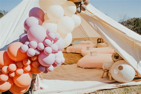 Boho Chic Glamping Party A Rentable Tent Experience — Mint Event Design