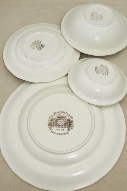 Kensington Staffordshire Ironstone Dinnerware Sommerset W Yellow