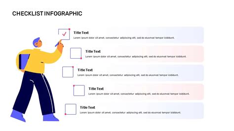 Checklist Infographic Presentation Template - SlideKit