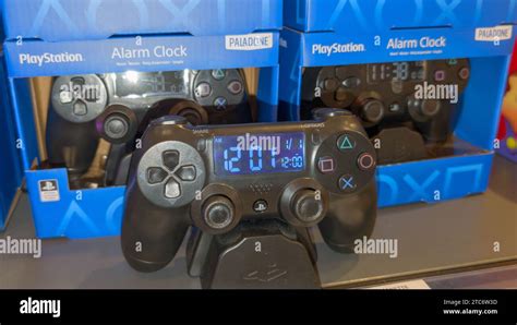 Bordeaux , France - 11 13 2023 : Sony ps PlayStation alarm clock ...