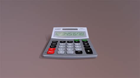 Casio Calculator Ms 80tv Download Free 3d Model By Ismacou Ba94bc0