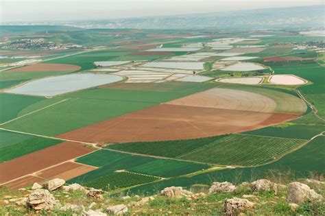 premium photo landscape  mount gilboa  israel