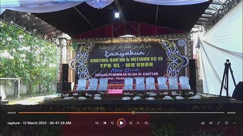 Khotmil Qur An Imtihan Ke 13 TPQ AL MA UNAH YouTube