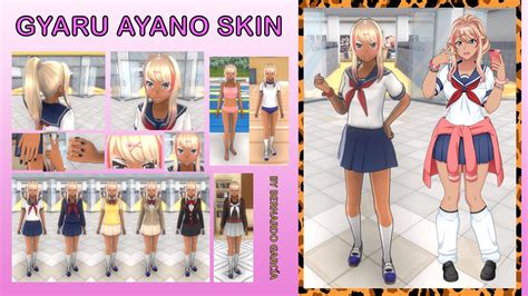 Yandere Simulator Uniform Textures Gyaru