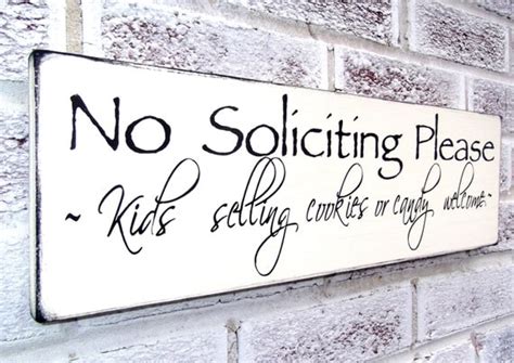 Funny no soliciting sign No solicitation by deSignsOfExpression