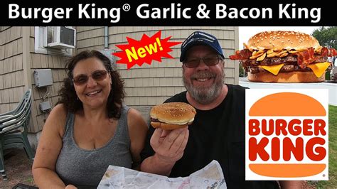 Burger King® Garlic And Bacon King 🍔👑🧄🥓 Taste Test And Review