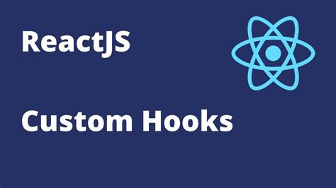 How To Build Custom Hooks In React YouTube