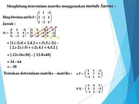 Cara Menghitung Invers Matriks 3x3 2021