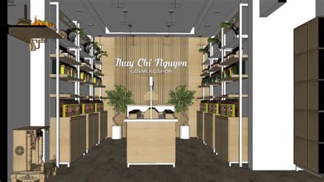 Shop 3d Warehouse Cosmetic Shop Cafe Interior Design Interior Architecture Design