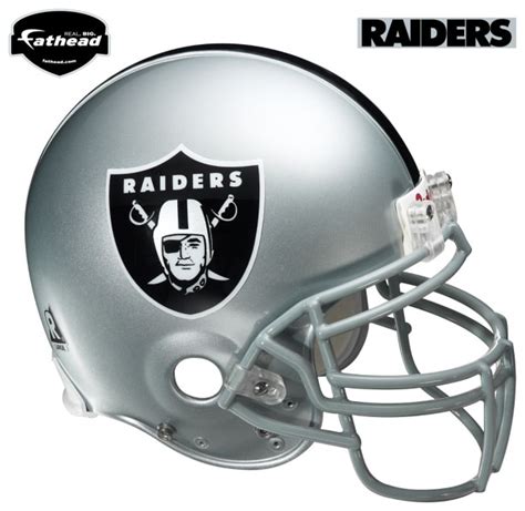 Oakland Raiders Helmet Fathead NFL Wall Graphic