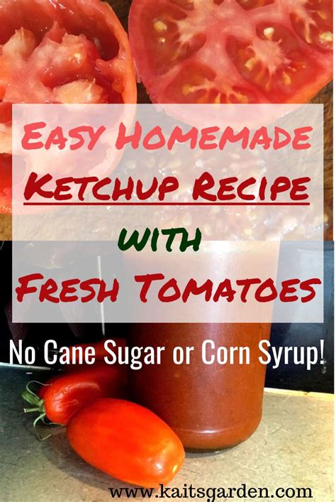 Easy Homemade Ketchup Recipe With Fresh Tomatoes Artofit