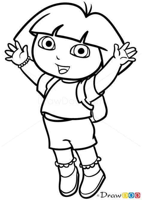 How To Draw Dora Dora