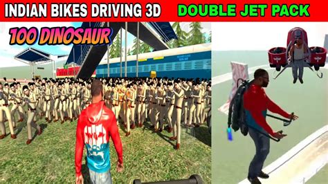 Indian Bikes Driving D Double Jet Pack Dinosaur Funny Gameplay