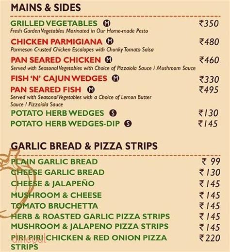 Menu of Amici Cafe, Defence Colony, Delhi | Dineout discovery