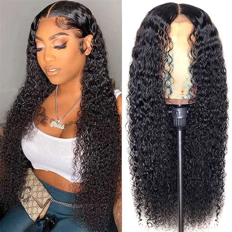 Wenyu Lace Front Wigs Human Hair Curly 13x4 Lace Frontal