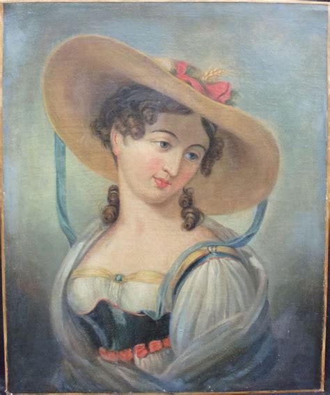 Proantic Portrait De Jeune Femme Epoque Ecole Fran Aise Fin Xviii M