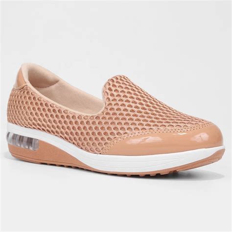 Slip On Modare Tela Sport Feminino Nude Compre Agora Cabana Magazine