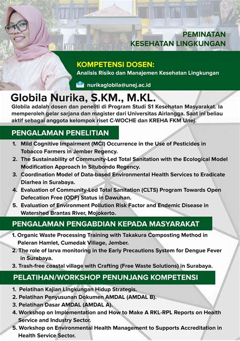 Peminatan Kesehatan Lingkungan Rilis Berita Fakultas Kesehatan