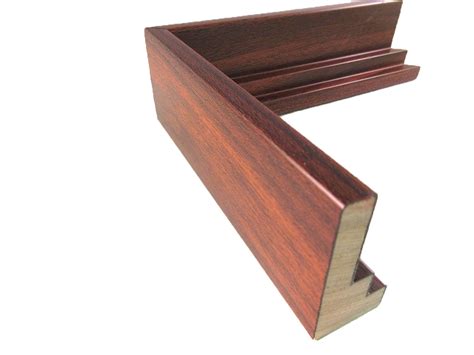 Red Walnut Deep Stepped Floater Frame Corner Sample G