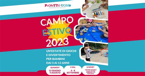 Campo Estivo 2023 Un Estate Di Giochi E Divertimento