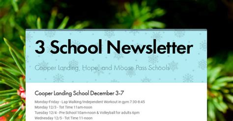 3 School Newsletter Smore Newsletters For Education